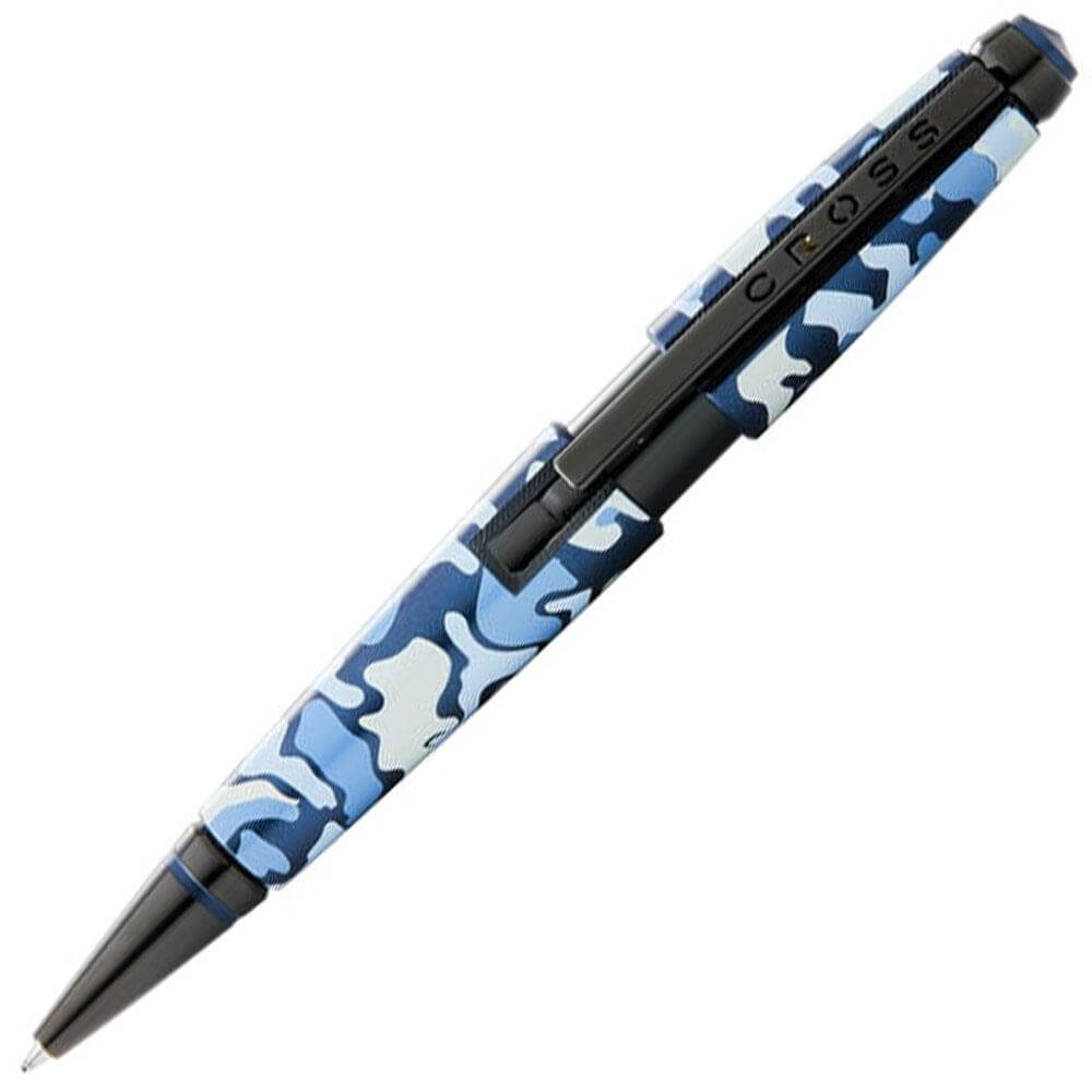 Cross Edge Blue Camo Gel Rollerball Pen
